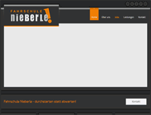 Tablet Screenshot of fahrschule-nieberle.de
